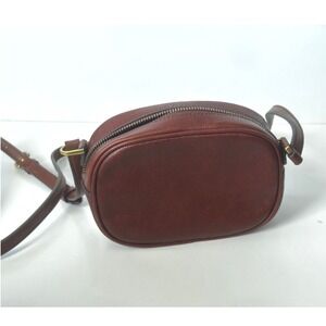 Fossil Maisie Brown Leather Oval Bag Crossbody Purse